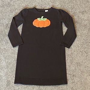 EUC Gymboree Pumpkin Sweater Dress Girls Size 8